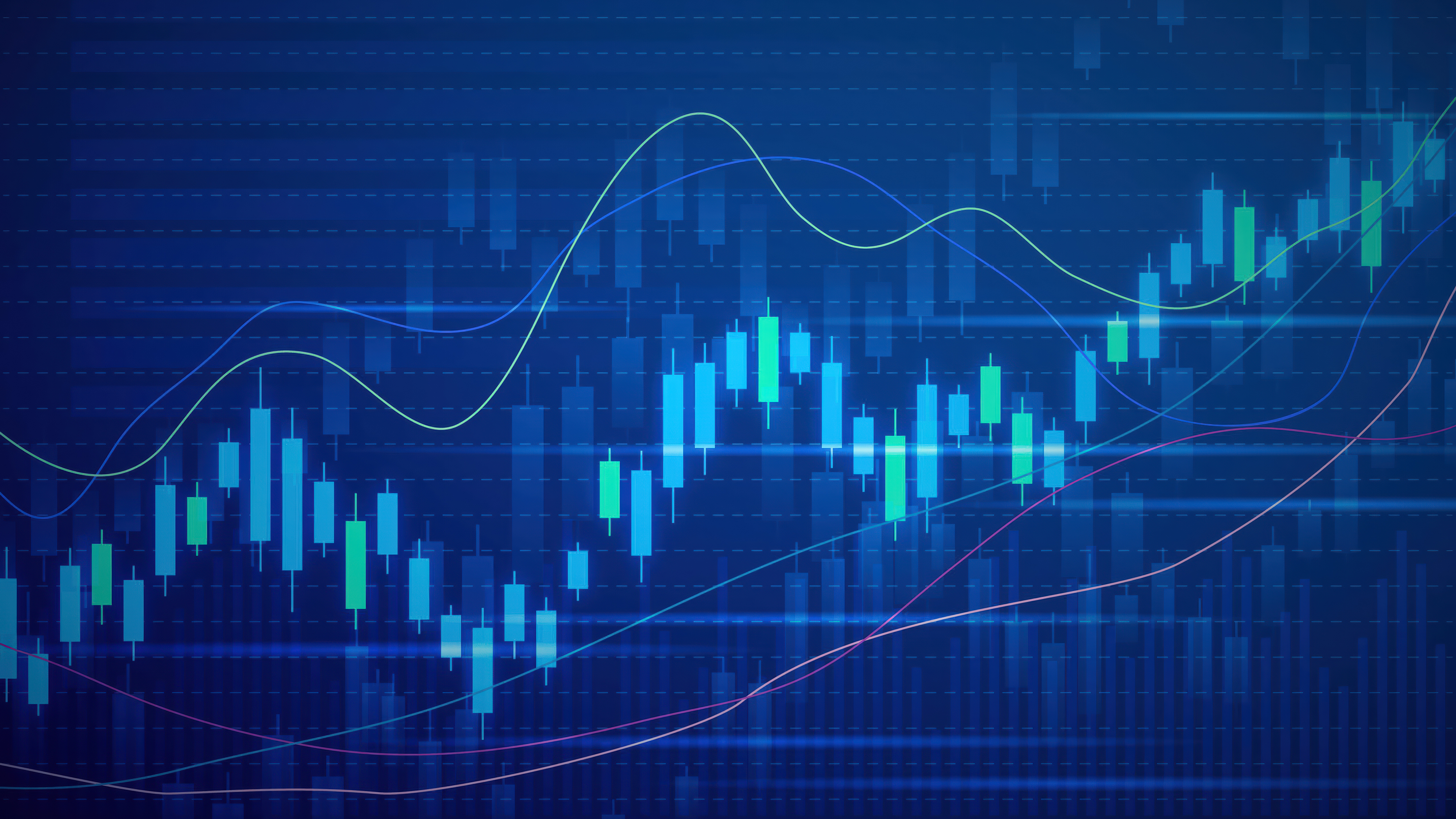 Financial market chart
