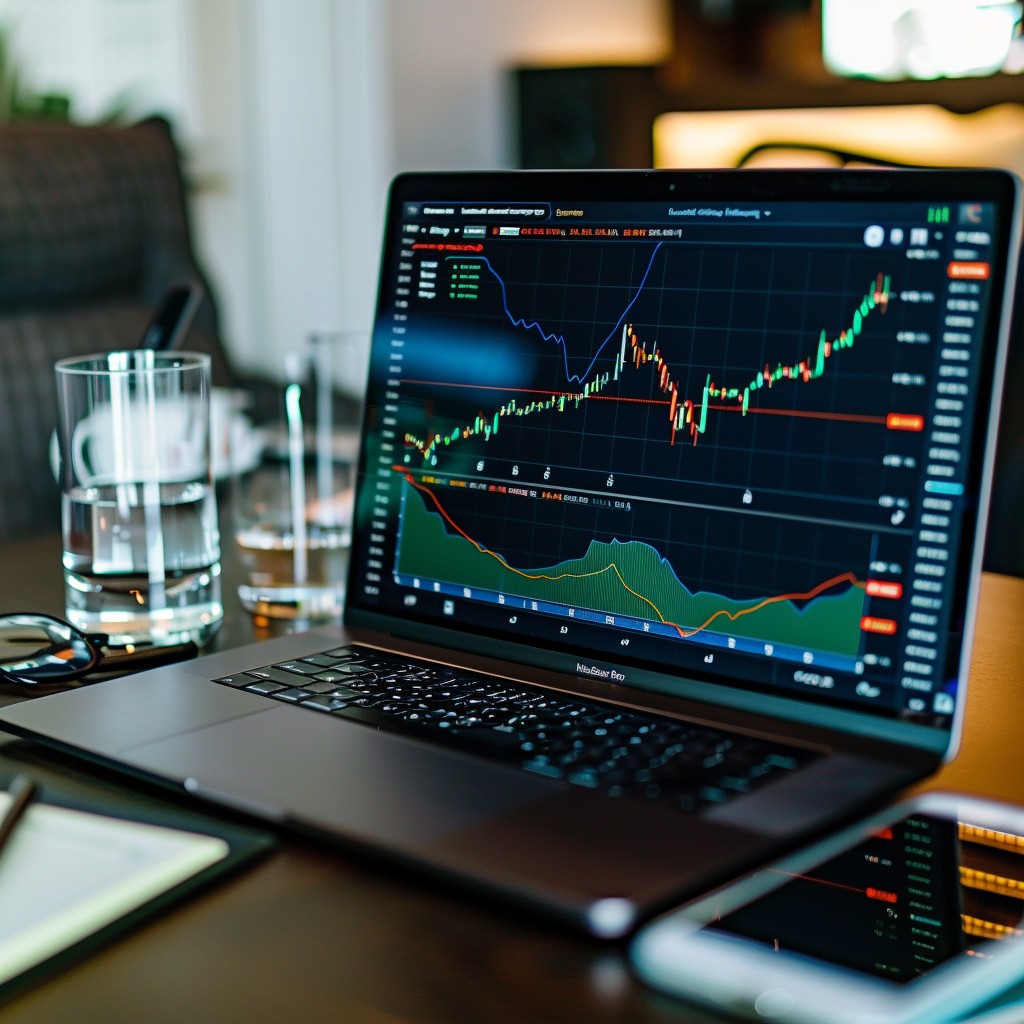 Financial market research screens